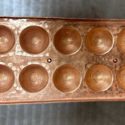 銅板のたこ焼き器の修理後